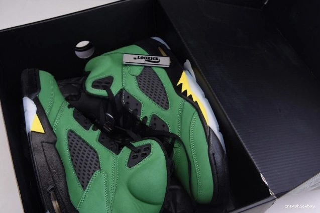 Oregon SE Air 5 CK6631-307 Ducks Jordan 0803